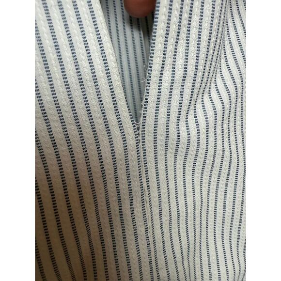 Acler Pinstripe Ruched High Lo Dress Sz. 2 US - Picture 12 of 12